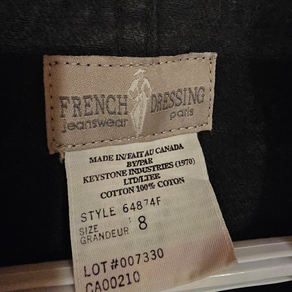 Black denim vest - Picture 3 of 5